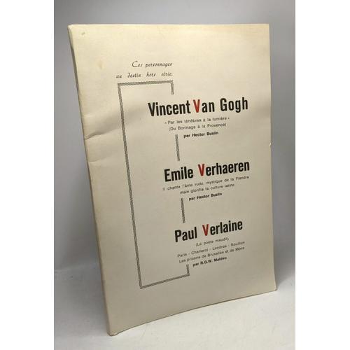 Ces Personnages Au Destin Hors Série - Vincent Van Goch; Emile Verh... on Productcaster.