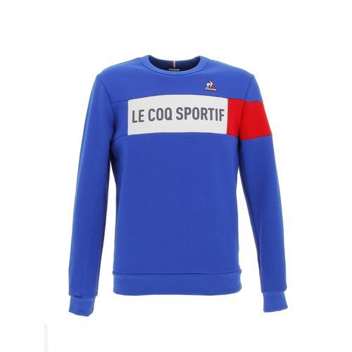 Sweat Le Coq Sportif Tri Crew Sweat N1 M Bleu Moyen on Productcaster.