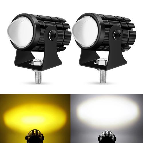 Projecteur De Phare Universel À Lampe Led Pour Moto, Vtt Et Scooter... on Productcaster.