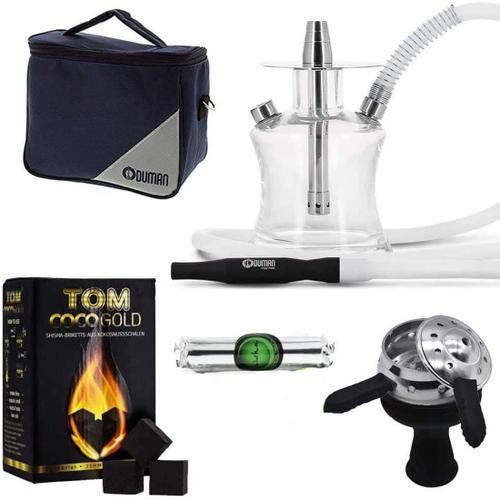 Starter Pack chicha Oduman Travel N2 Plus + Chauffe Charbon + Foyer... on Productcaster.