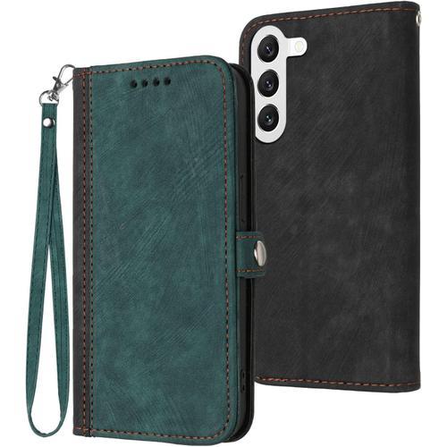 Coque Pour Samsung Galaxy S23 Pro 5g, Etui En Cuir Pu Premium Houss... on Productcaster.