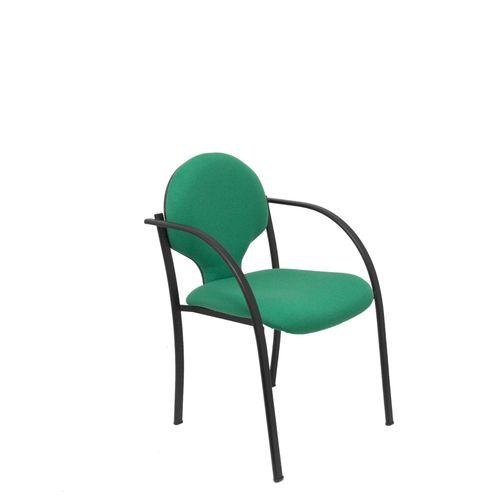 Pack 2 Chaises Hellin Châssis Noir Bali Vert on Productcaster.