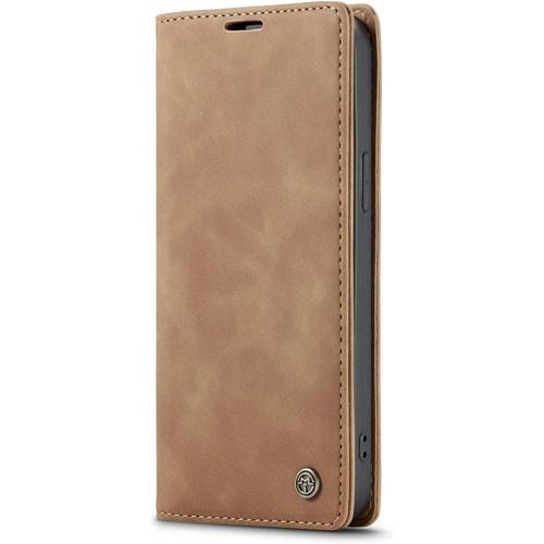 Coque Cuir Pour Iphone 13, Protection Housse En Cuir Pu Portefeuill... on Productcaster.