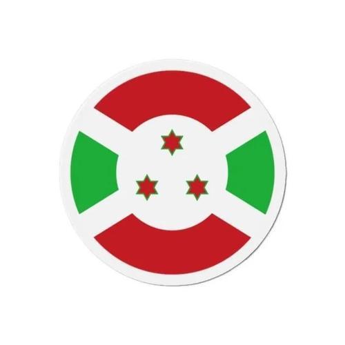 Aimant Rond Drapeau du Burundi 50 pièces en 7cm on Productcaster.