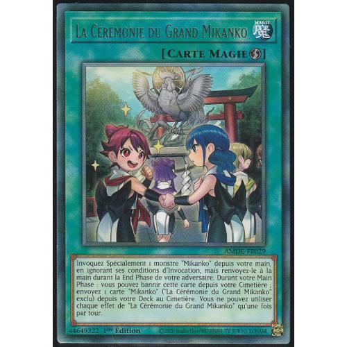 Carte Yu-Gi-Oh - La Ceremonie Du Grand Mikanko - Amde-Fr029 - Rare ... on Productcaster.