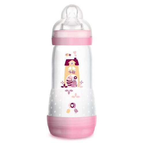 Mam Biberon Easy Start Anti-Colique 320 Ml Rose - Tétine Débit 3 on Productcaster.