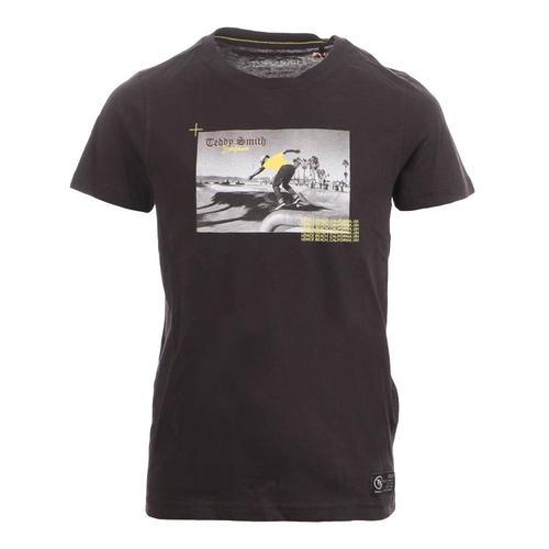 T-Shirt Gris Foncé Garçon Teddy Smith Tolo on Productcaster.