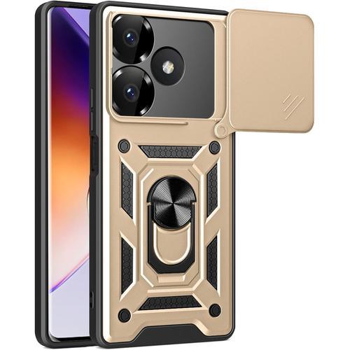 Coque Pour Xiaomi Poco F6 5g/Redmi Turbo 3 5g Avec Cache Webcam & S... on Productcaster.