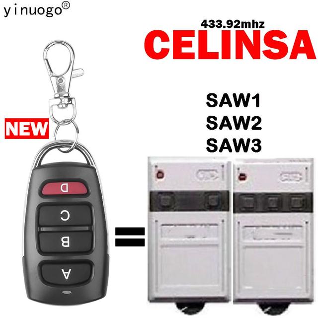 CELINSA SAW1 SAW2 SAW3 porte de Garage télécommande émetteur rempla... on Productcaster.