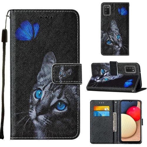 Pour Samsung Galaxy A02s Coque, Housse Case Portefeuille Coque Avec... on Productcaster.