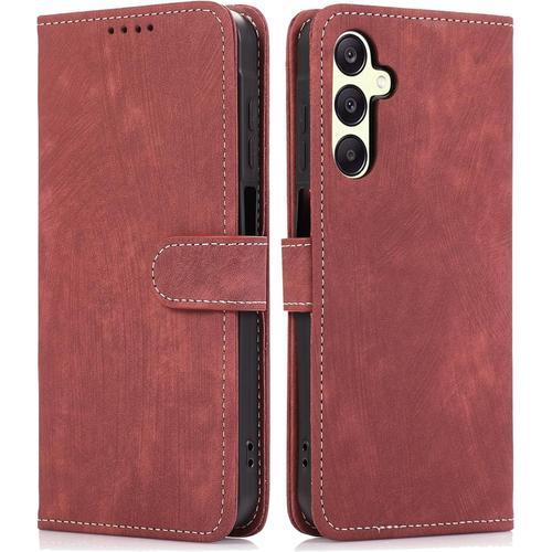 Coque Pour Samsung Galaxy A25 (6.5), Housse Etui En Cuir Pu Portefe... on Productcaster.