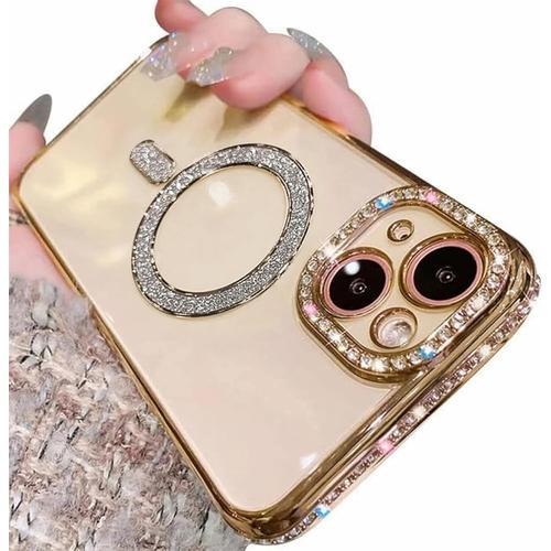 Compatible Avec Coque Iphone 13 Paillettes Strass Transparent Magné... on Productcaster.