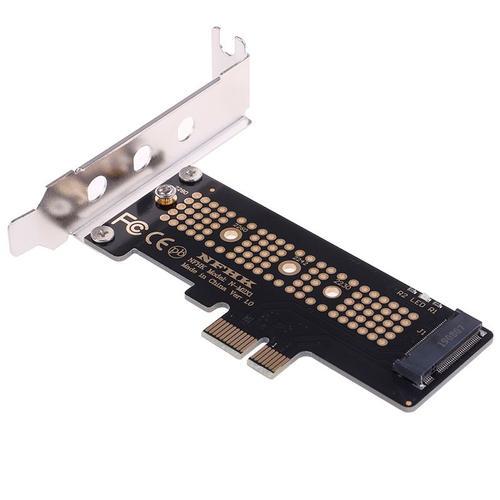 1pc NVMe PCIe M.2 NGFF SSD vers PCIe X1 carte adaptateur PCIe X1 ve... on Productcaster.