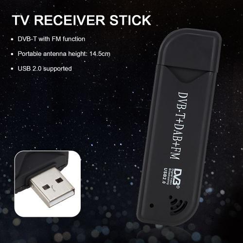 Dongle de télévision numérique DVB-T DAB récepteur d'antenne FM, Mi... on Productcaster.