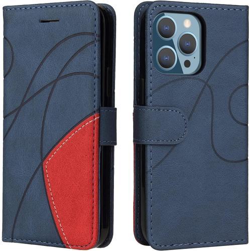 Coque Pour Iphone 13 Pro (6,1 Pouces), Etui En Cuir Pu Portefeuille... on Productcaster.