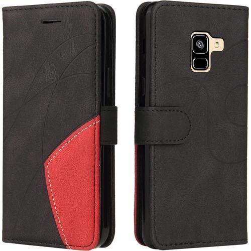 Coque Pour Samsung Galaxy A8 2018 / A5 2018, Etui En Cuir Pu Portef... on Productcaster.