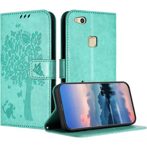 Coque Pour Huawei P10 Lite, Coque Portefeuille Housse Cuir Avec Por... on Productcaster.