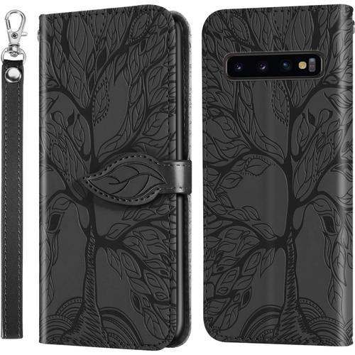 Coque Pour Samsung Galaxy S10+ / S10 Plus / S10 Pro, Premium En Cui... on Productcaster.