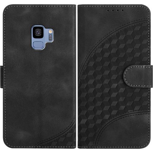 Coque Pour Samsung Galaxy S9+ / S9 Plus, Cuir Pu Etui Flip Portefeu... on Productcaster.