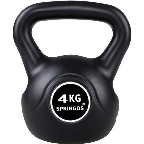 Springos 4 Kg Kettlebell Haltère Rond Poids on Productcaster.