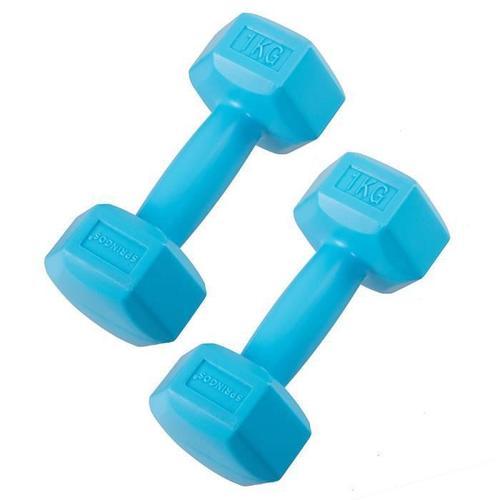 Springos Haltères 2 X 1 Kg Hexagon Dumbbells Entraînement De Force... on Productcaster.