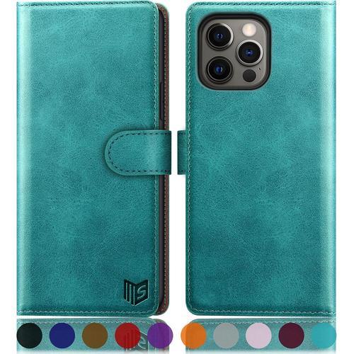 Etui Coque Pour Iphone 13 Pro Max Pouces Rfid Blocage Magnétique Pr... on Productcaster.