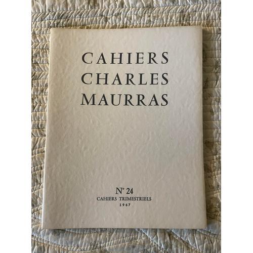 Cahiers Charles Maurras N°24, Cahiers Trimestriels, 1967 on Productcaster.