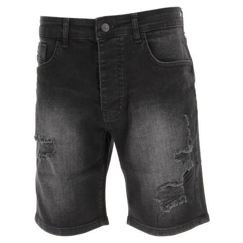 Short Mode Project X Paris Bermudas Jean Black Noir on Productcaster.