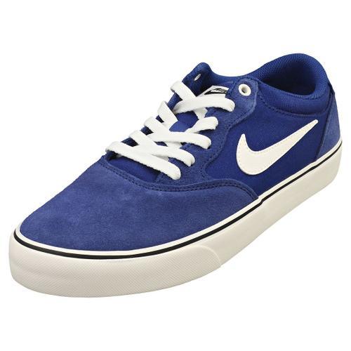 Nike Sb Chron 2 Homme Baskets Bleu Blanc - 42 1/2 on Productcaster.