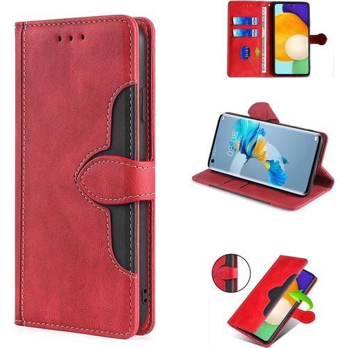 Coque Samsung Galaxy S23+(Plus),Etui En Cuir Pu Portefeuille Fentes... on Productcaster.