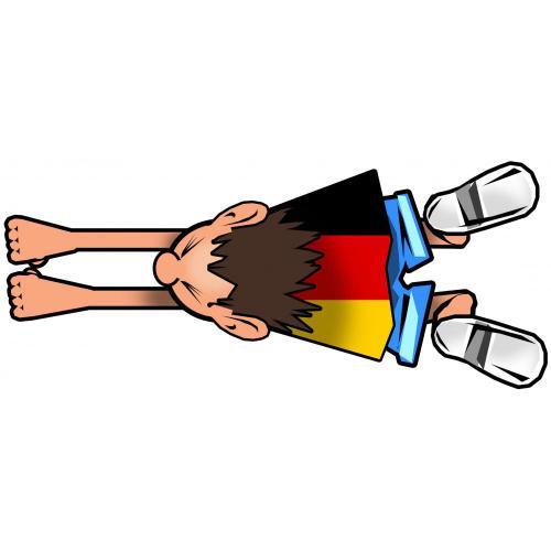 Attrape Voiture Allemand - 14x6cm - Sticker/Autocollant on Productcaster.