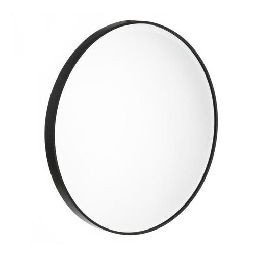 Miroir rond Métal noir taille L - KANSAS on Productcaster.