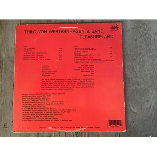 Thilo Von Westernhagen & Band Pleasureland on Productcaster.