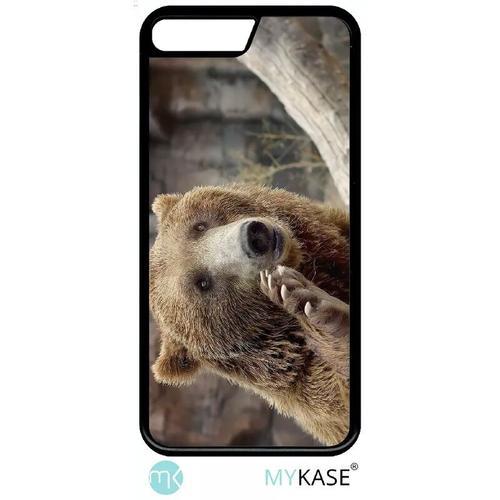 Coque Pour Iphone Se 2020 - Gros Ours Brun - Noir on Productcaster.