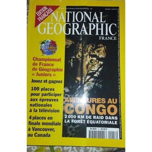 National Geographic Mars 2001. Aventures Au Congo. Comme Neuf! on Productcaster.