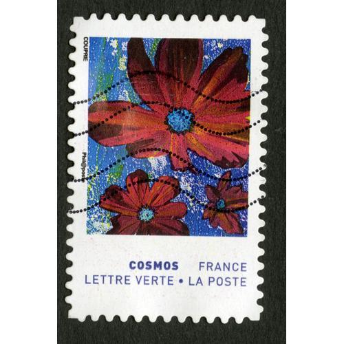 Timbre Oblitéré Cosmos,France,Lettre Verte,La Poste,Couprie on Productcaster.