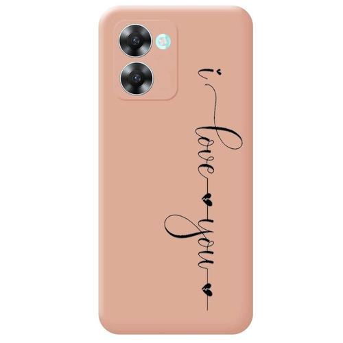 Coque Rose Realme C33 I Love You Je T'aime on Productcaster.