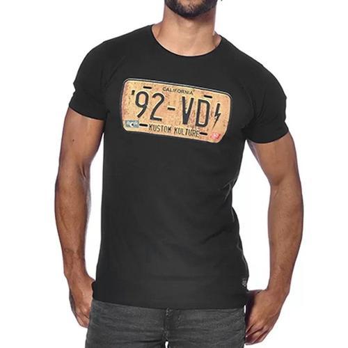 T-Shirt Noir Homme Von Dutch 92-Vd on Productcaster.