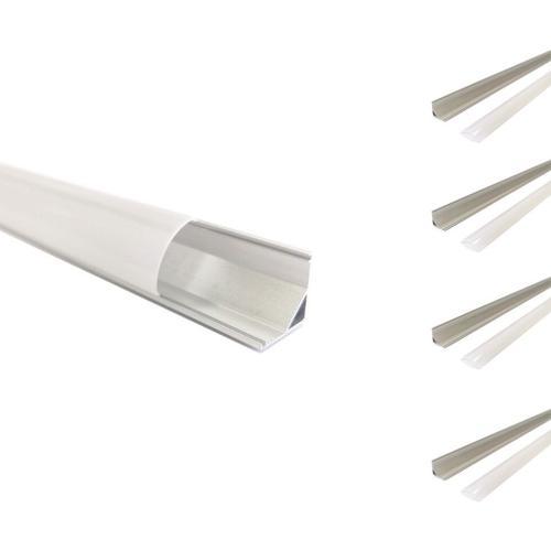 Profilé Aluminium Angle pour Bandeau LED Couvercle Blanc Opaque - P... on Productcaster.