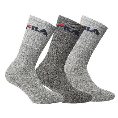 X3 Paires Chaussettes Grises Mixte Fila Calza on Productcaster.