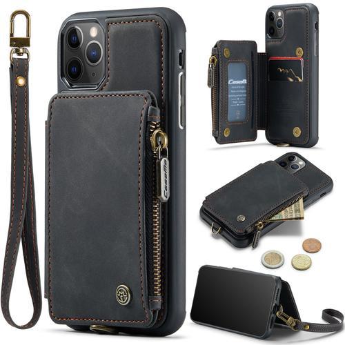 Magnétique 2 En 1 Portefeuille Coque Iphone 11 Pro Max,Portable Des... on Productcaster.