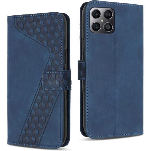 Yirr Coque Pour Huawei Honor X8, Étui Housse Protection En Cuir Pu ... on Productcaster.