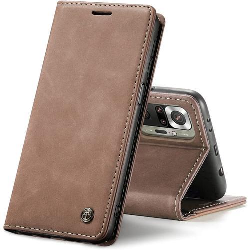 Coque Cuir Pour Redmi Note 10 Pro/Note 10 Pro Max, Protection Houss... on Productcaster.