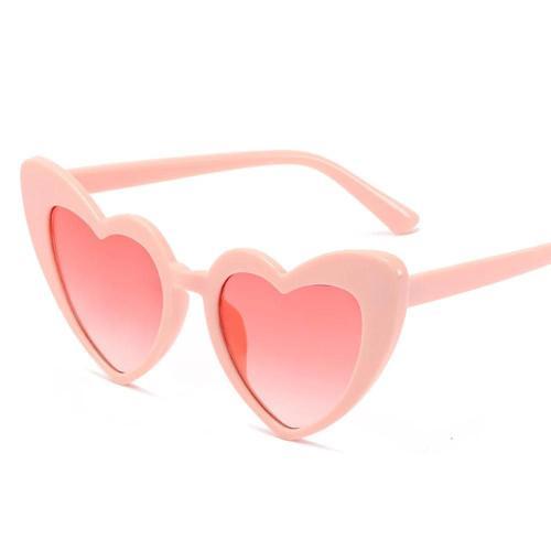 Rose - Lunettes de soleil en forme de c?ur pour femmes, Protection ... on Productcaster.