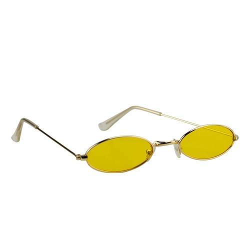 Jaune Argenté - Lunettes De Soleil Pour Femmes, Petites Ovales, Vin... on Productcaster.