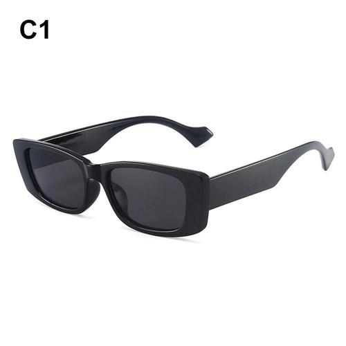 C1 - Lunettes De Soleil Rectangulaires Pour Femmes Et Hommes, Petit... on Productcaster.