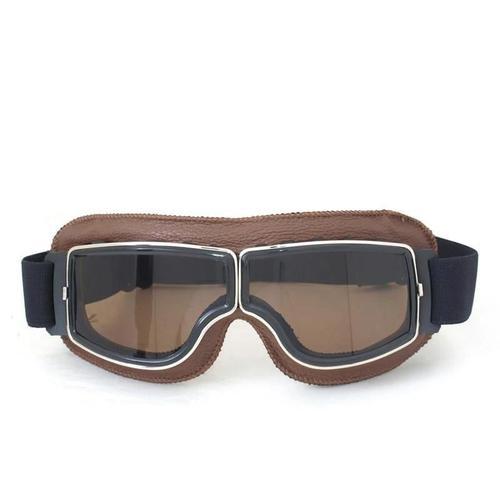 Lunettes de soleil rétro en cuir pour moto, repliables, style Vinta... on Productcaster.