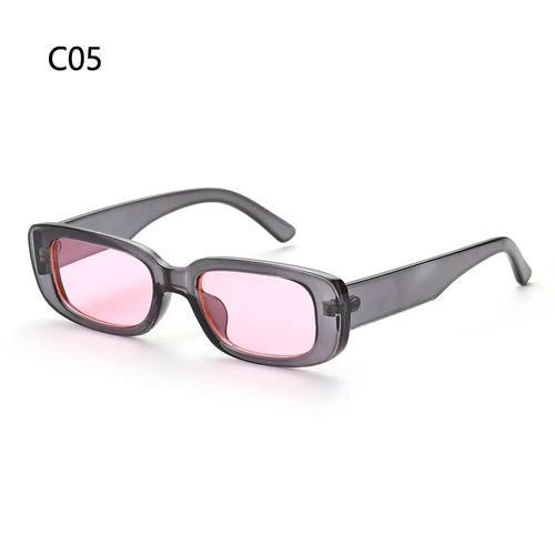 C05 - Lunettes De Soleil Rectangulaires À Petite Monture Pour Femme... on Productcaster.