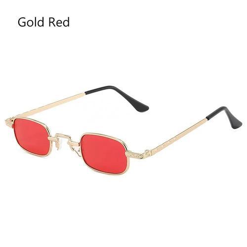 Or Rouge - Petites Lunettes De Soleil Rectangulaires Pour Femmes Et... on Productcaster.