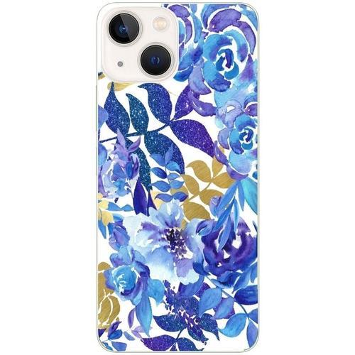 Coque Pour Iphone 15 Fleur Bleu on Productcaster.